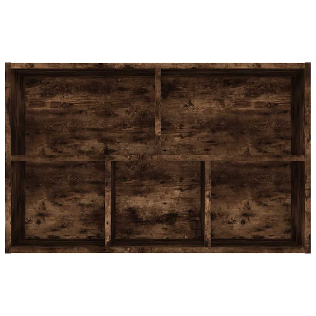 Bokhylle/skjenk røkt eik 50x25x80 cm konstruert tre