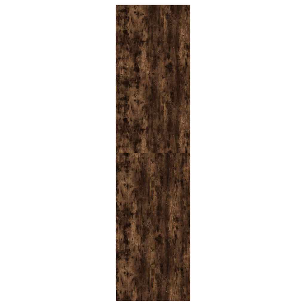Garderobe røkt eik 100x50x200 cm konstruert tre