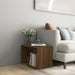 Sidebord brun eik 59x36x38 cm konstruert tre