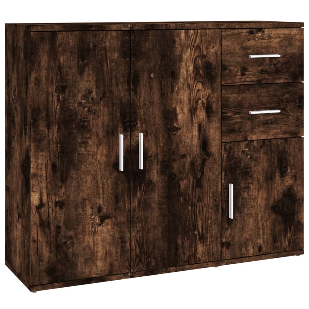 Skjenk røkt eik 91x29,5x75 cm konstruert tre