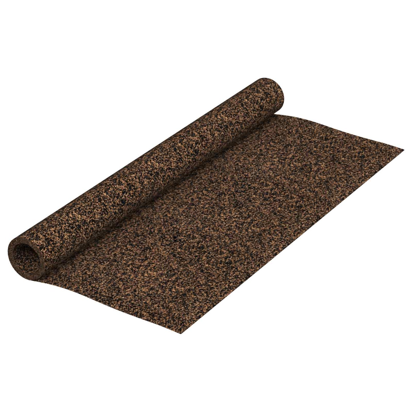 Korkrull Brun 200 x 100 cm Kork og gummi