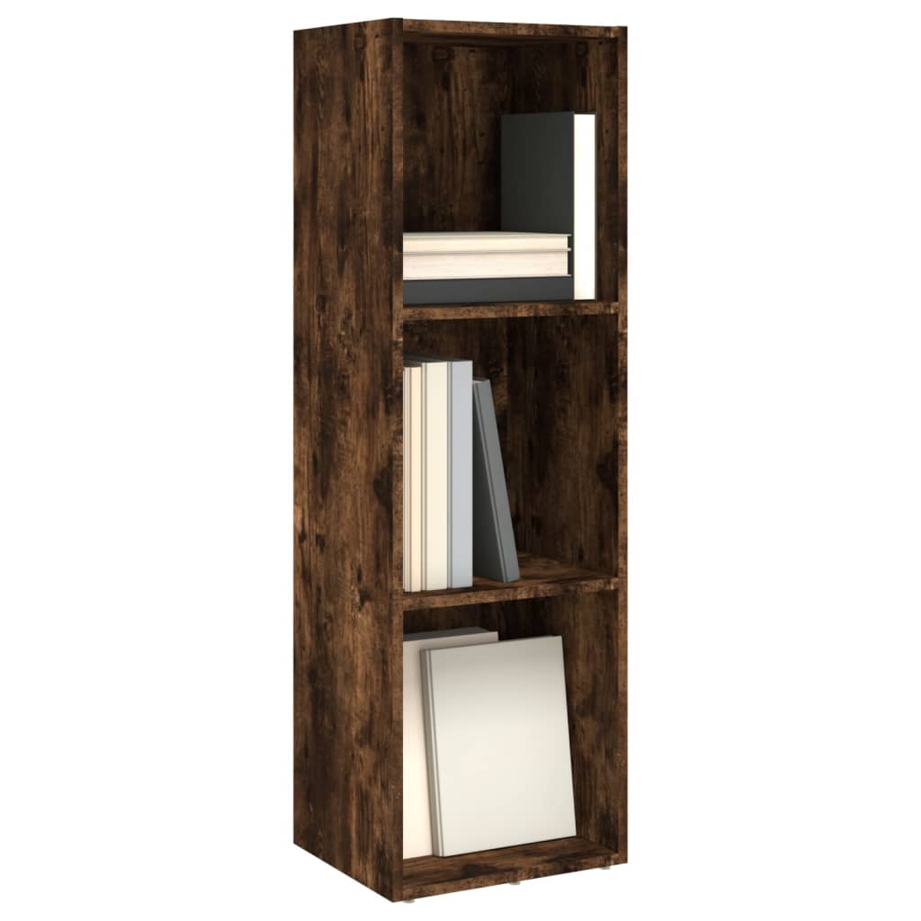 Bokhylle/TV-benk røkt eik 36x30x114 cm konstruert tre