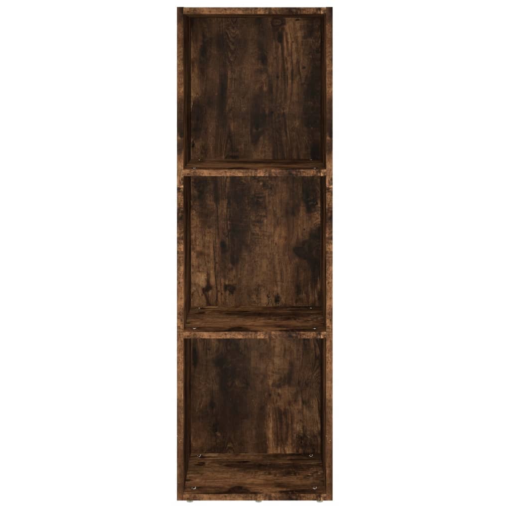 Bokhylle/TV-benk røkt eik 36x30x114 cm konstruert tre