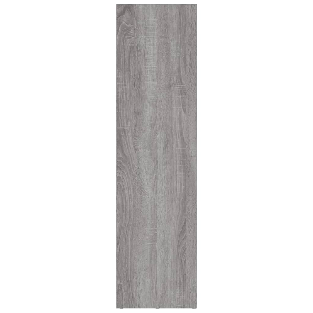 Bokhylle/TV-benk grå sonoma 36x30x114 cm konstruert tre