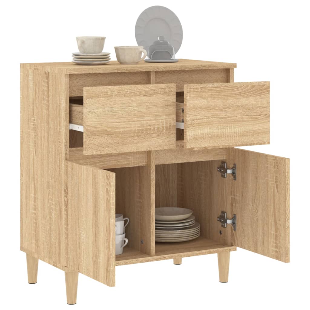 Skjenk sonoma eik 60x35x70 cm konstruert tre