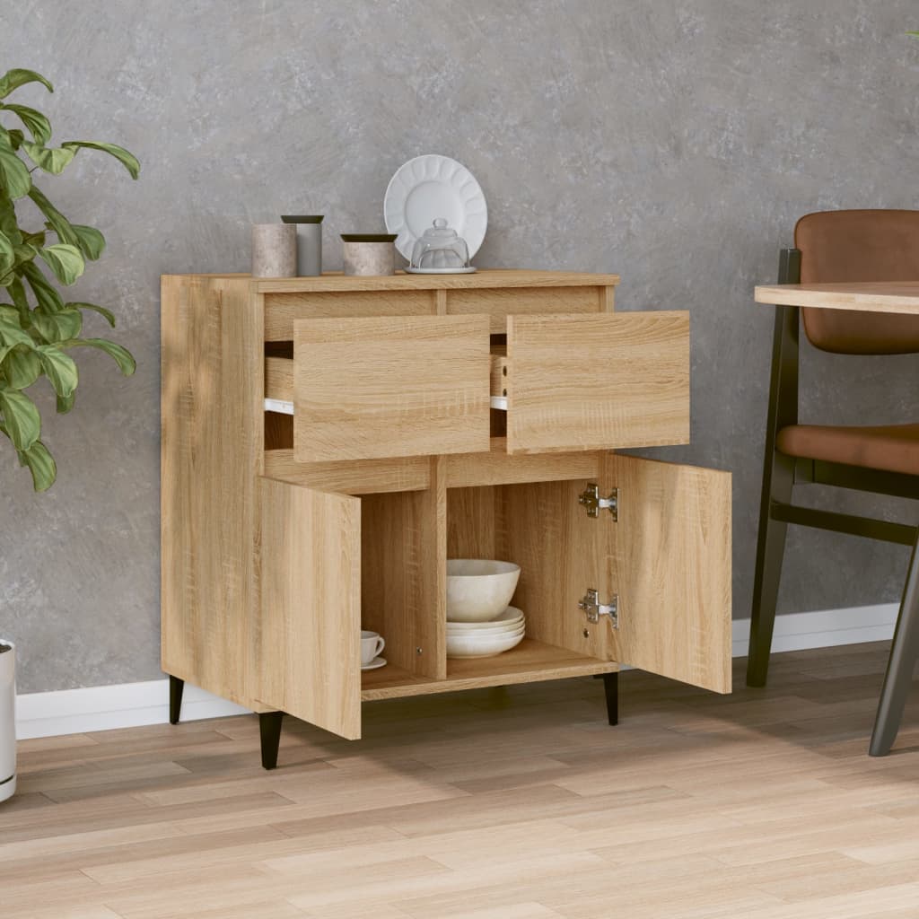 Skjenk sonoma eik 60x35x70 cm konstruert tre