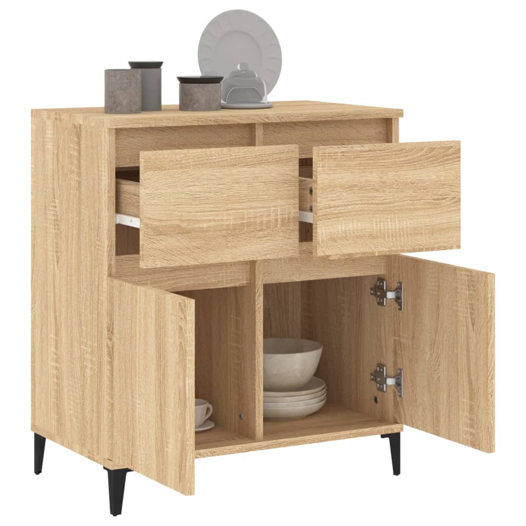 Skjenk sonoma eik 60x35x70 cm konstruert tre