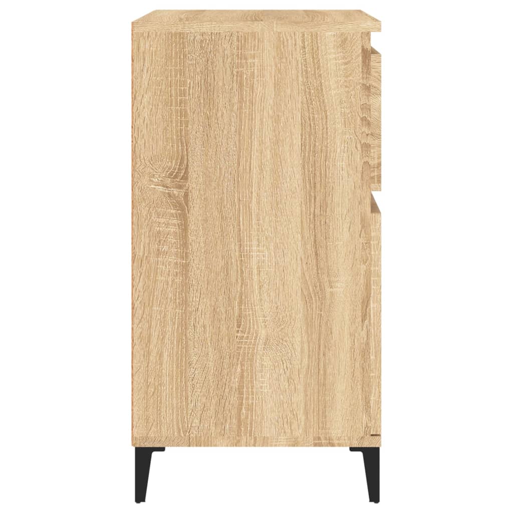 Skjenk sonoma eik 60x35x70 cm konstruert tre