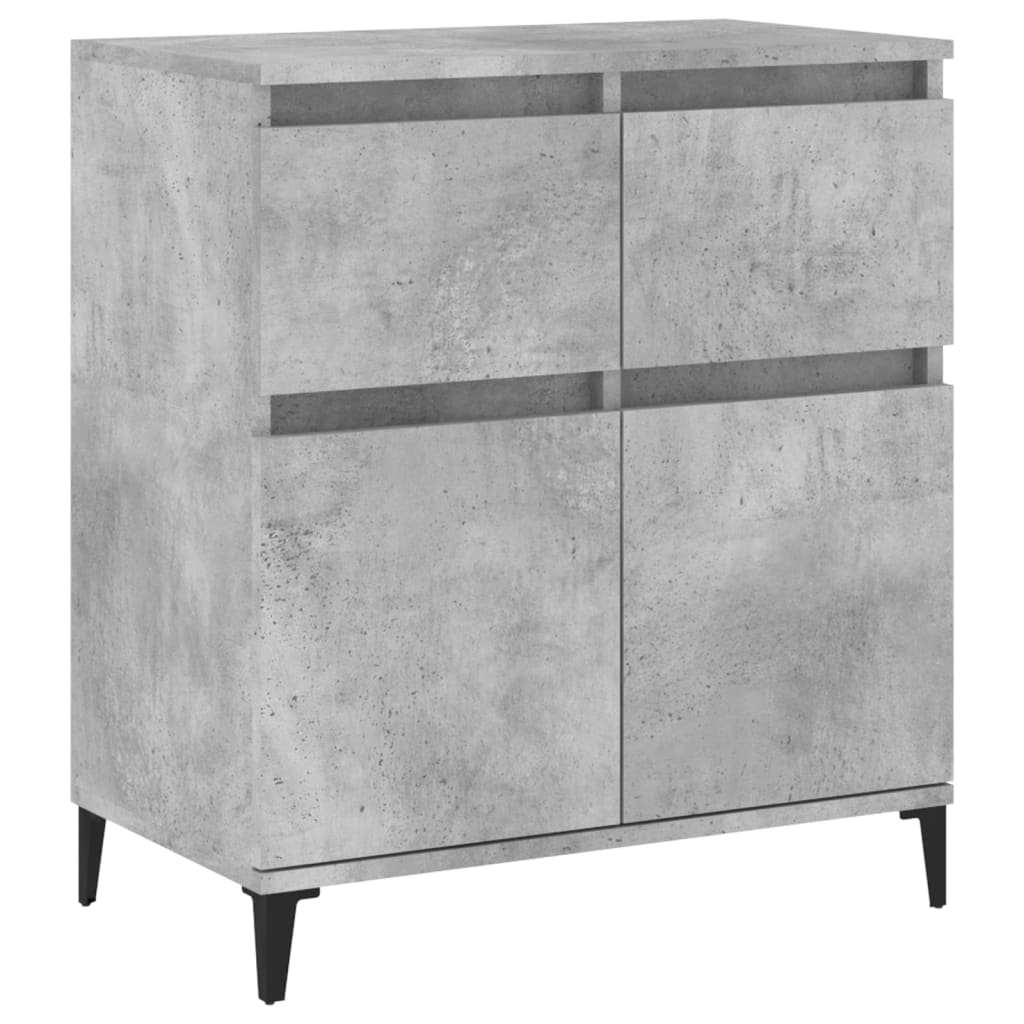 Skjenk betonggrå 60x35x70 cm konstruert tre