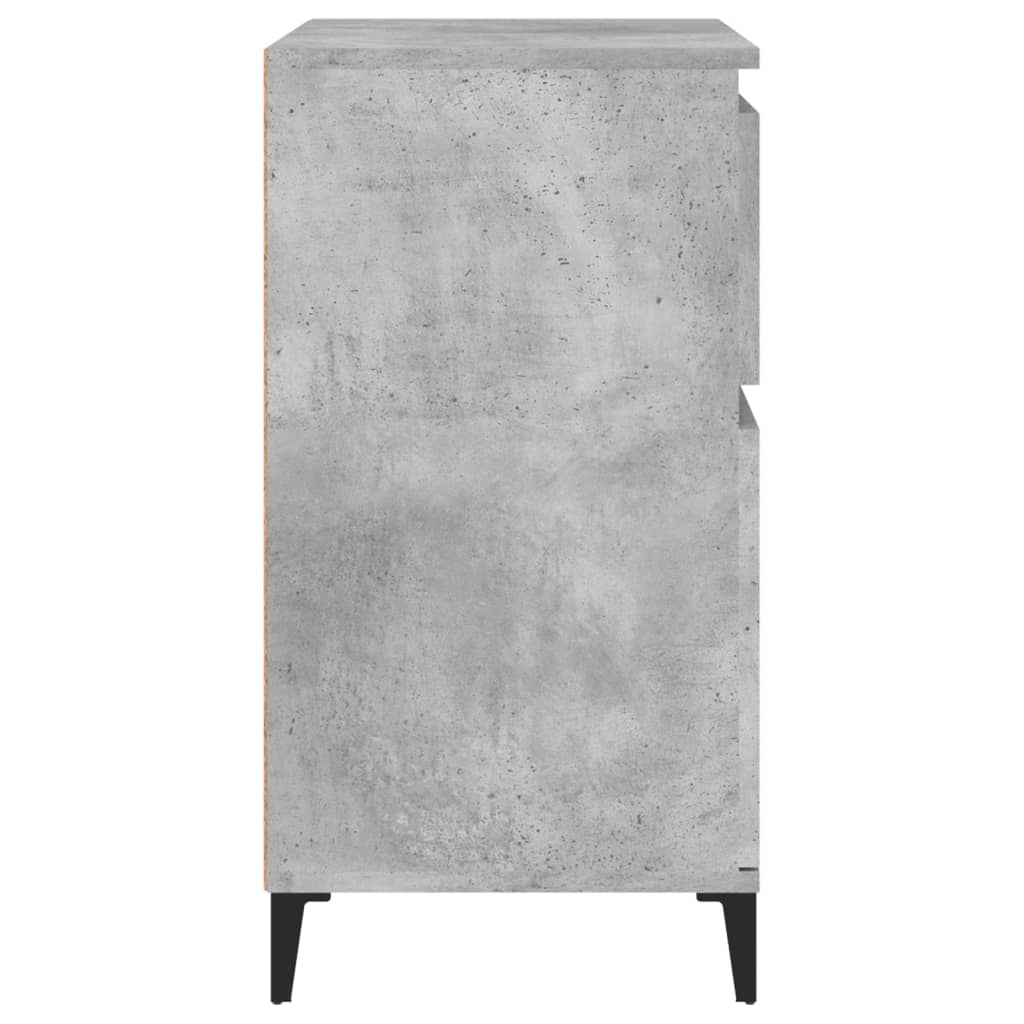 Skjenk betonggrå 60x35x70 cm konstruert tre