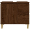 Baderomsskap brun eik 65x33x60 cm konstruert tre