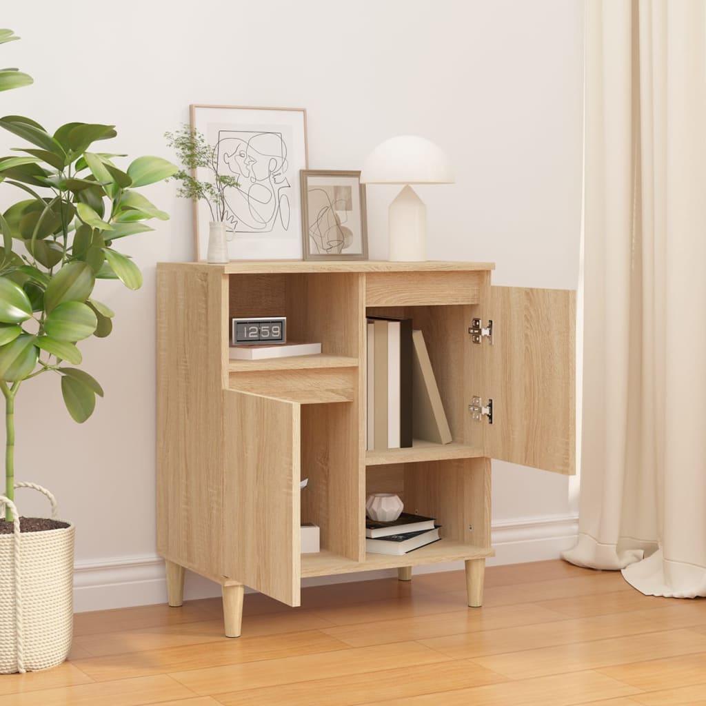 Skjenk sonoma eik 60x35x70 cm konstruert tre
