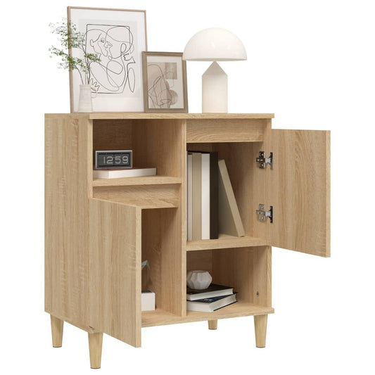 Skjenk sonoma eik 60x35x70 cm konstruert tre