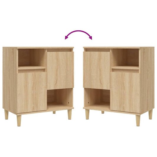 Skjenk sonoma eik 60x35x70 cm konstruert tre