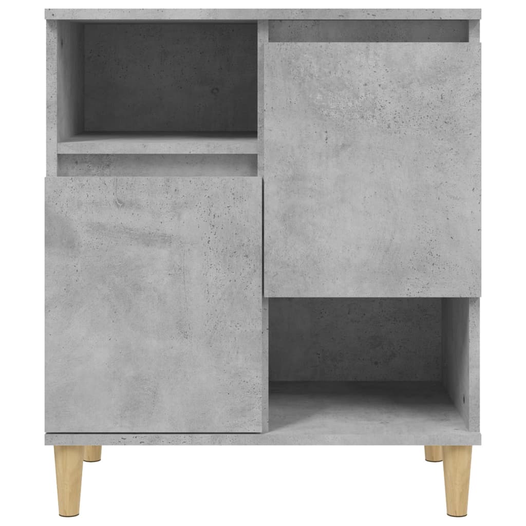 Skjenk betonggrå 60x35x70 cm konstruert tre