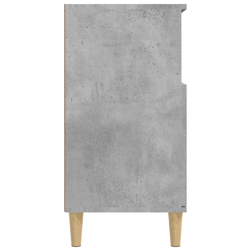 Skjenk betonggrå 60x35x70 cm konstruert tre