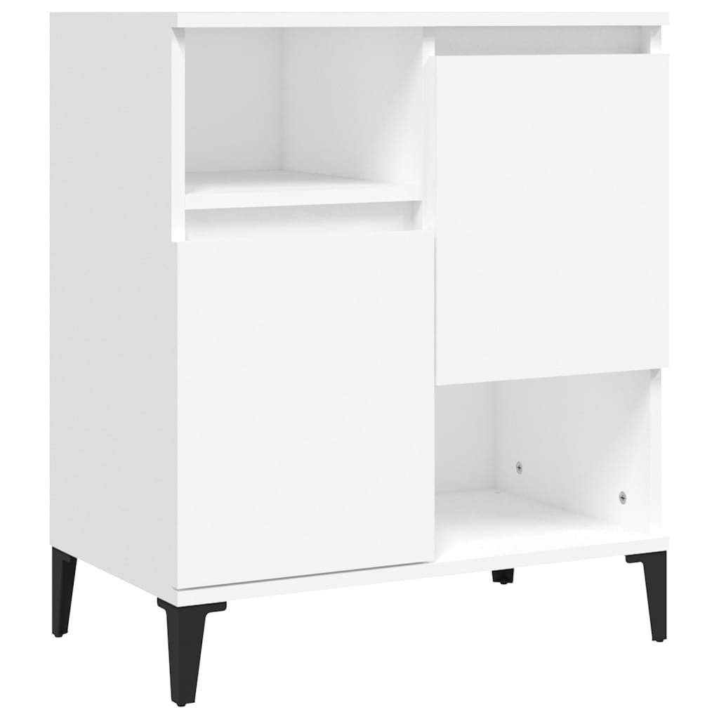 Skjenk hvit 60x35x70 cm konstruert tre vidaXL