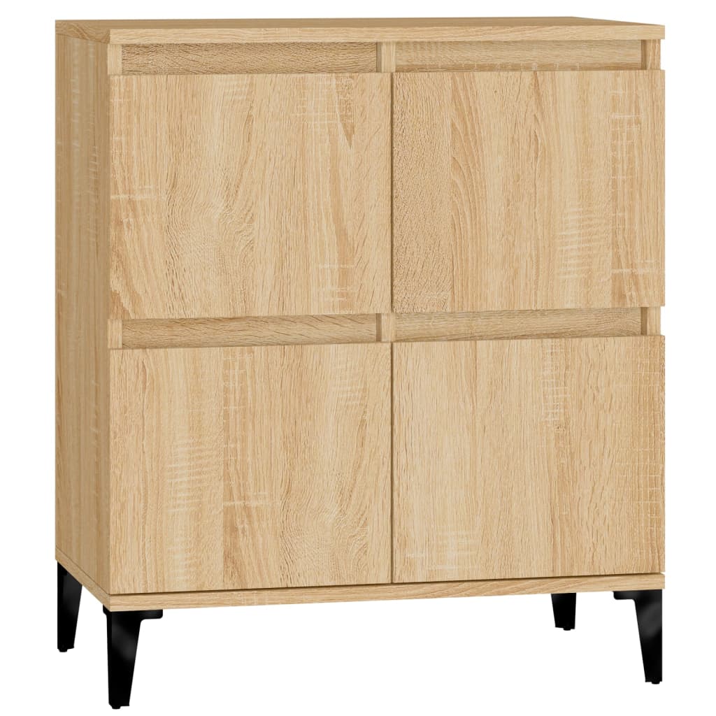 Skjenk sonoma eik 60x35x70 cm konstruert tre vidaXL