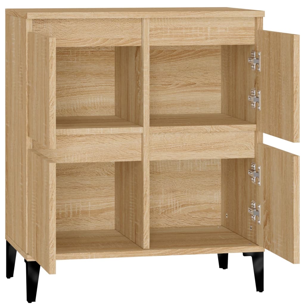 Skjenk sonoma eik 60x35x70 cm konstruert tre vidaXL