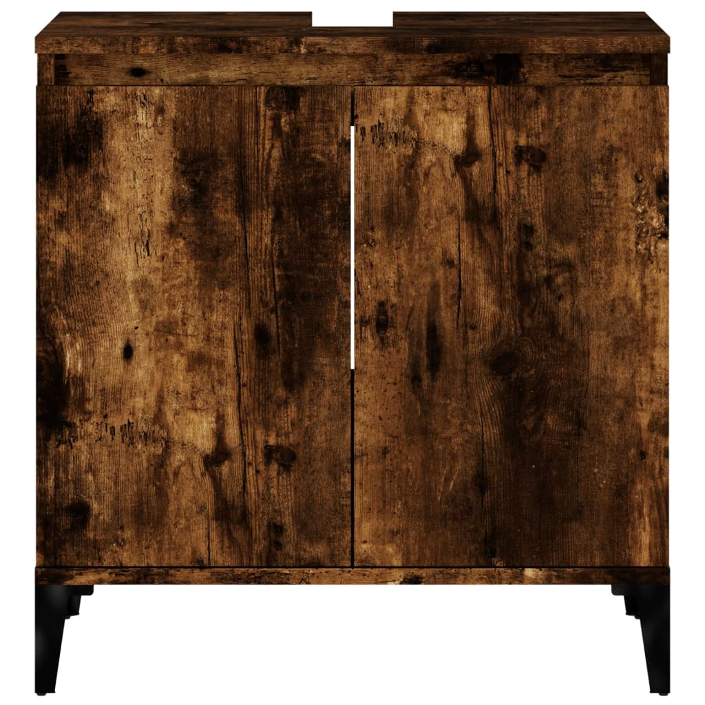 Servantskap røkt eik 58x33x60 cm konstruert tre