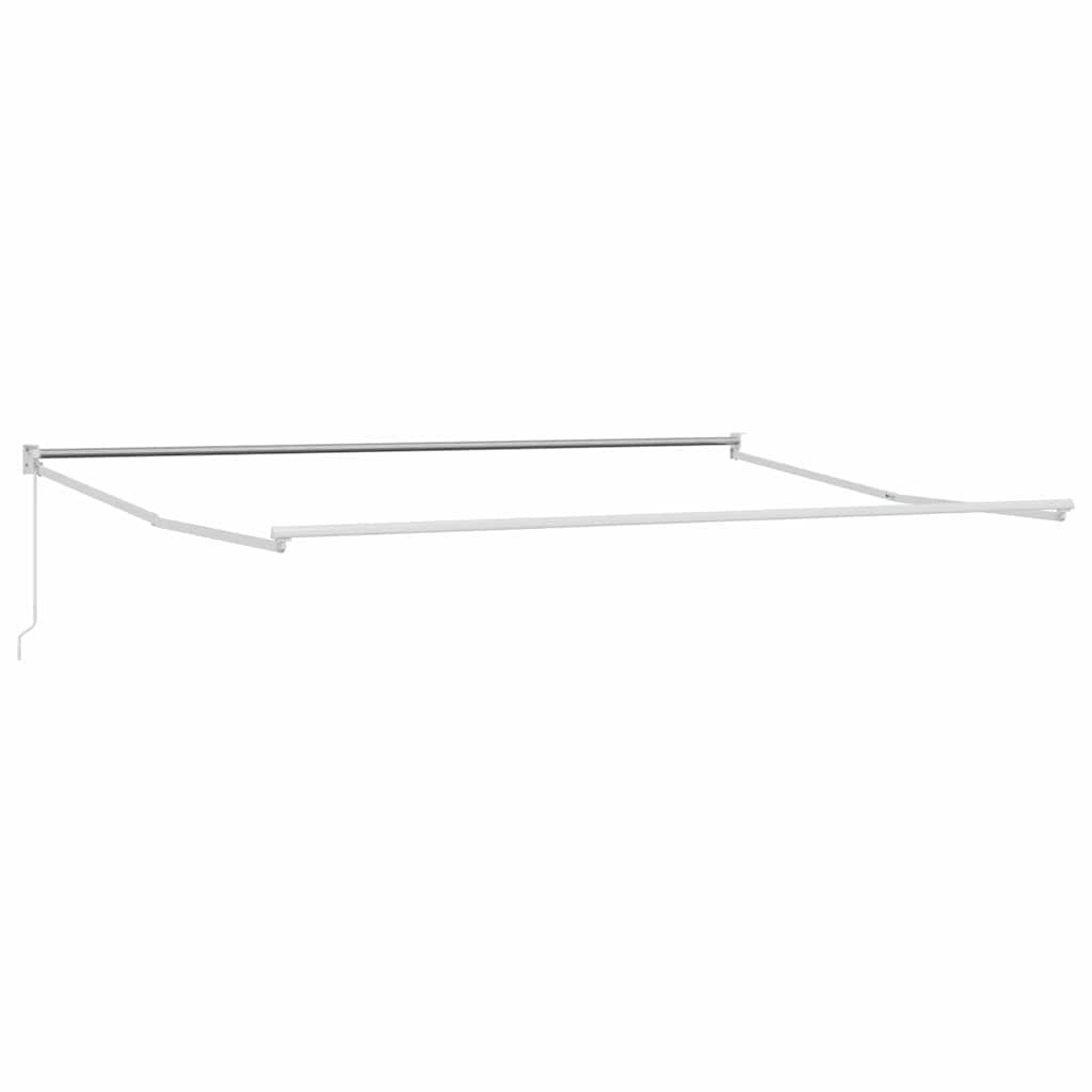 Markise Hvit 4,5 × 3 m Metall