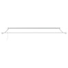 Markise Hvit 5 x 3 m Metall