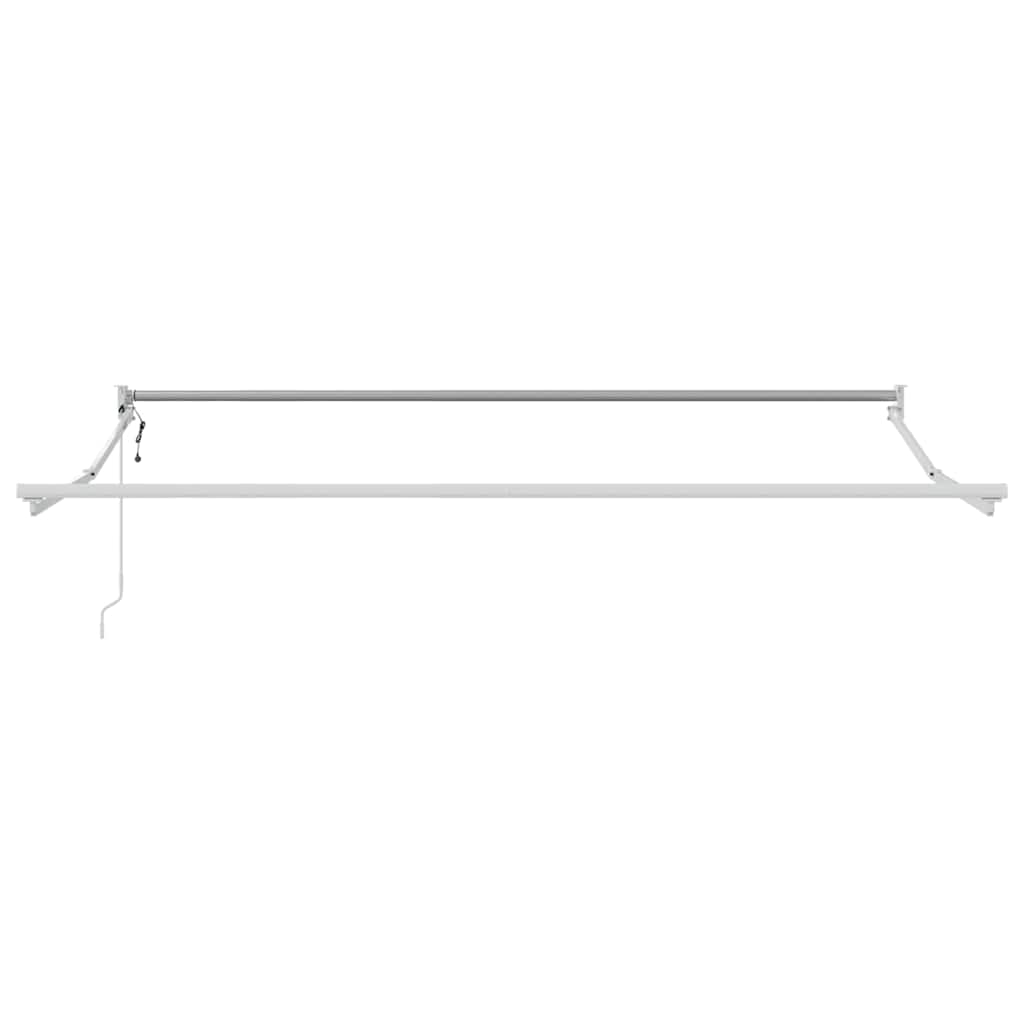 Markise Hvit 3,5 x 2,5 m Metall