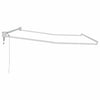 Markise Hvit 3,5 x 2,5 m Metall