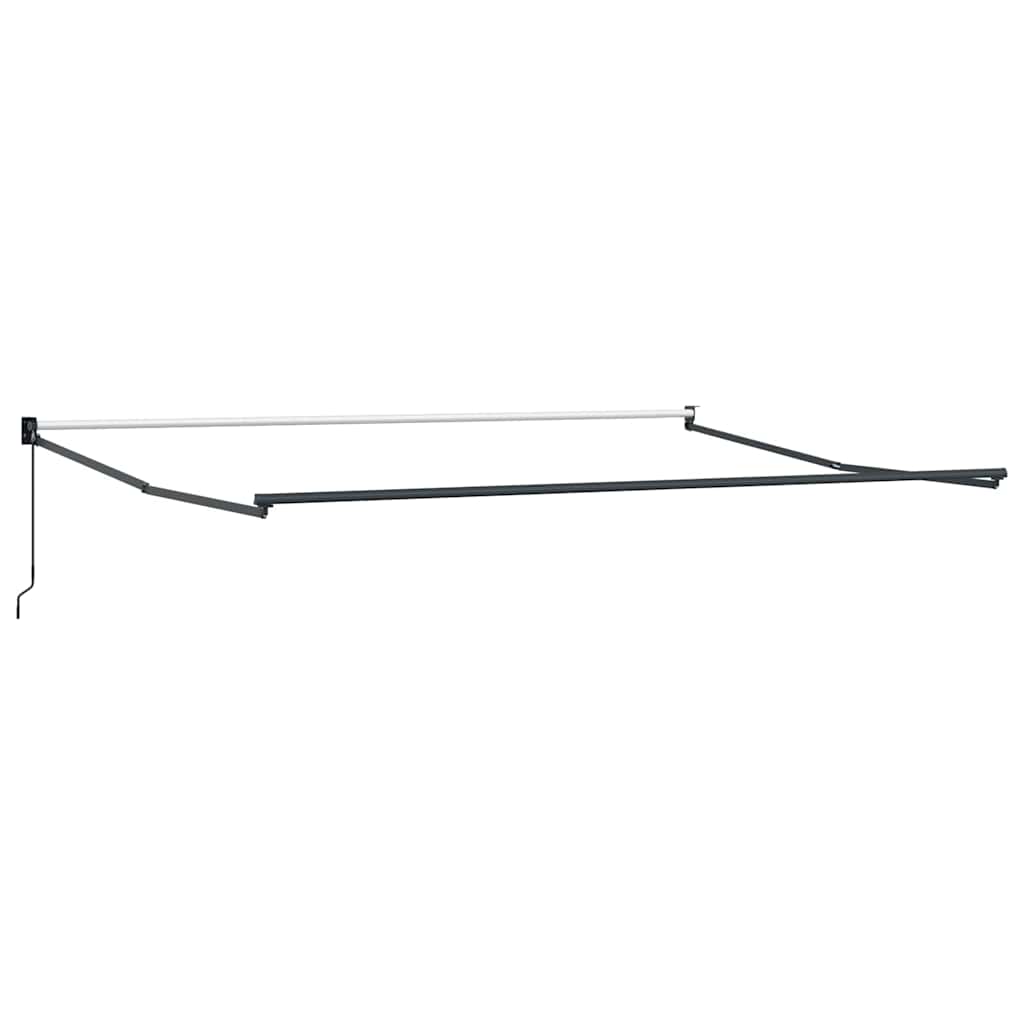 Markise Antrasitt 5 x 3 m Metall