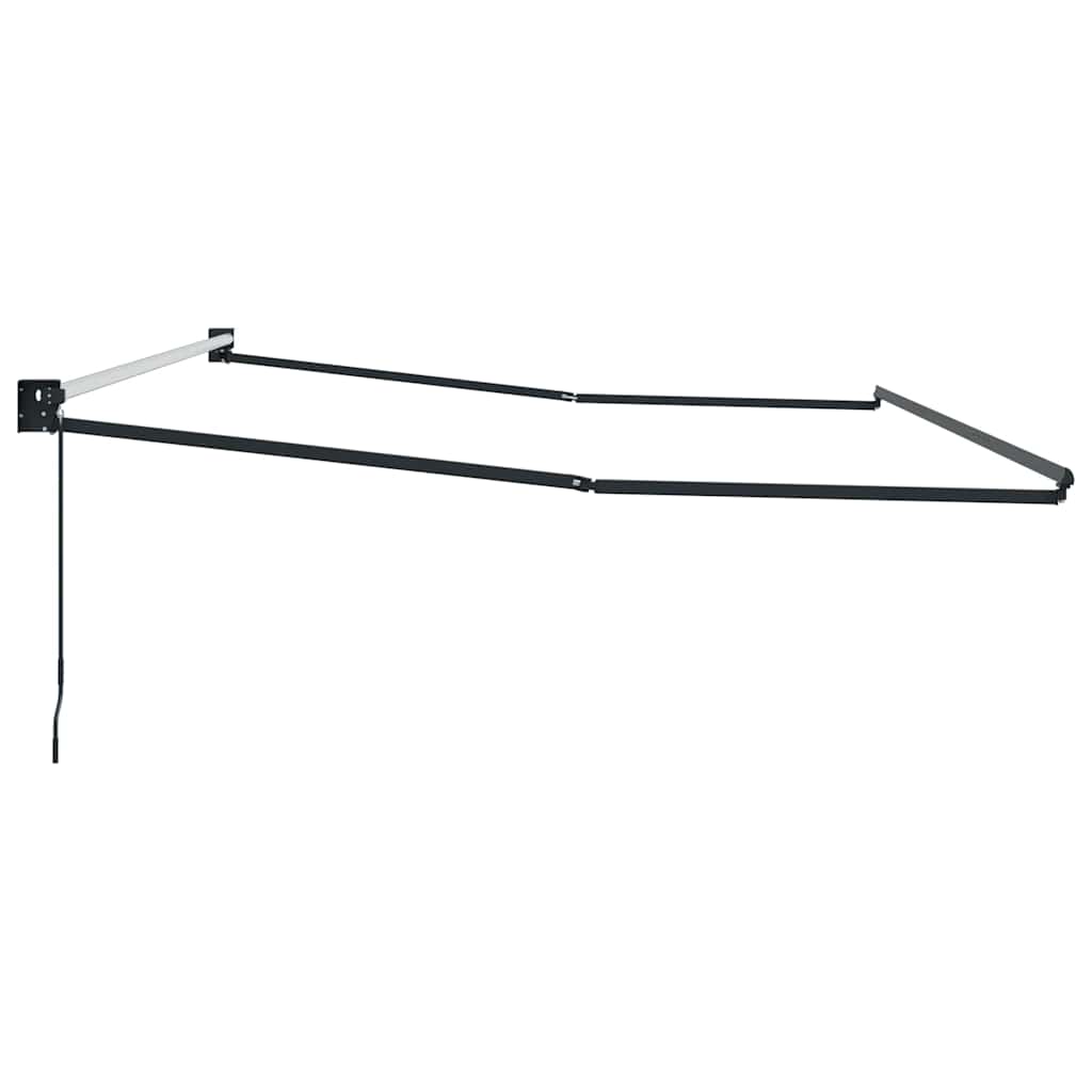 Markise Antrasitt 5 x 3 m Metall
