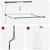Markise Antrasitt 3 x 2,5 m Metall