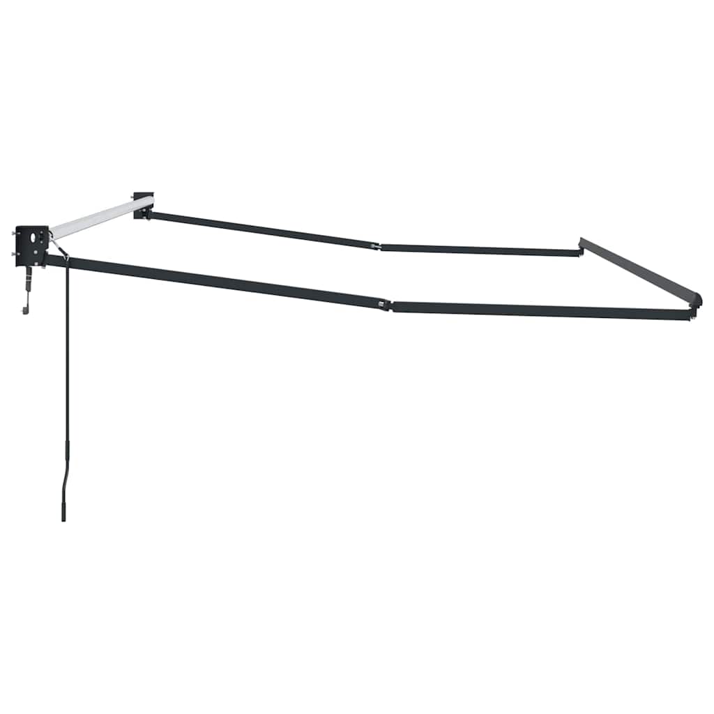 Markise Antrasitt 3 x 2,5 m Metall