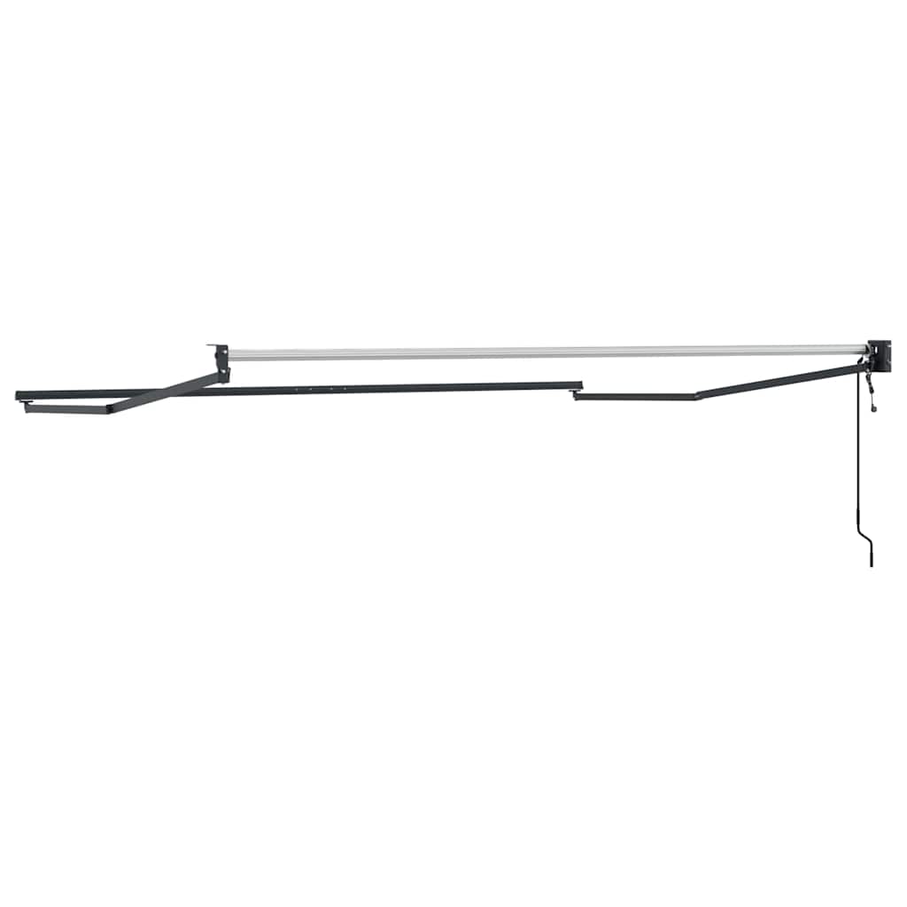 Markise Antrasitt 3,5 x 2,5 m Metall