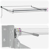 Markise Antrasitt 3,5 x 2,5 m Metall