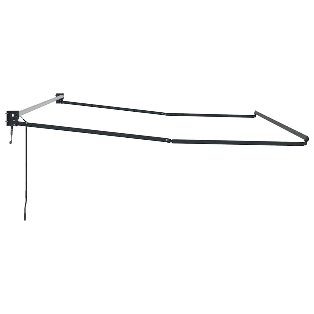 Markise Antrasitt 5 x 3 m Metall
