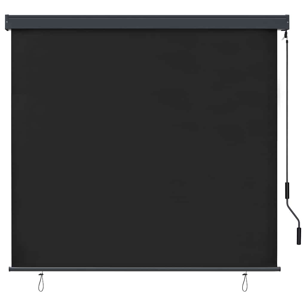 Rullegardin Antrasitt 180 x 250 cm Stoff og Aluminium