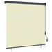 Rullegardin Krem 180 x 250 cm Stoff og Aluminium