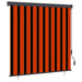 Rullegardin Oransje og Brunt 180 x 250 cm Stoff og Aluminium