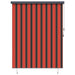 Rullegardin Oransje og Brunt 200 x 250 cm Stoff og Aluminium