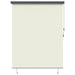 Rullegardin Krem 200 x 250 cm Stoff og Aluminium