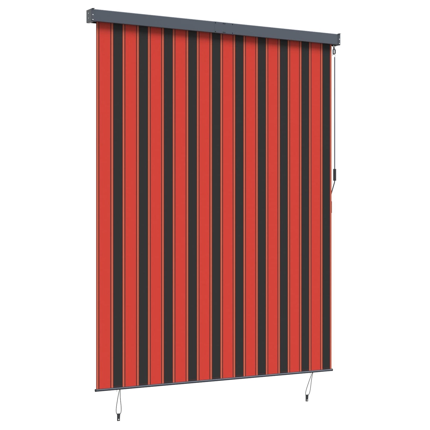 Rullegardin Oransje og Brunt 200 x 250 cm Stoff og Aluminium
