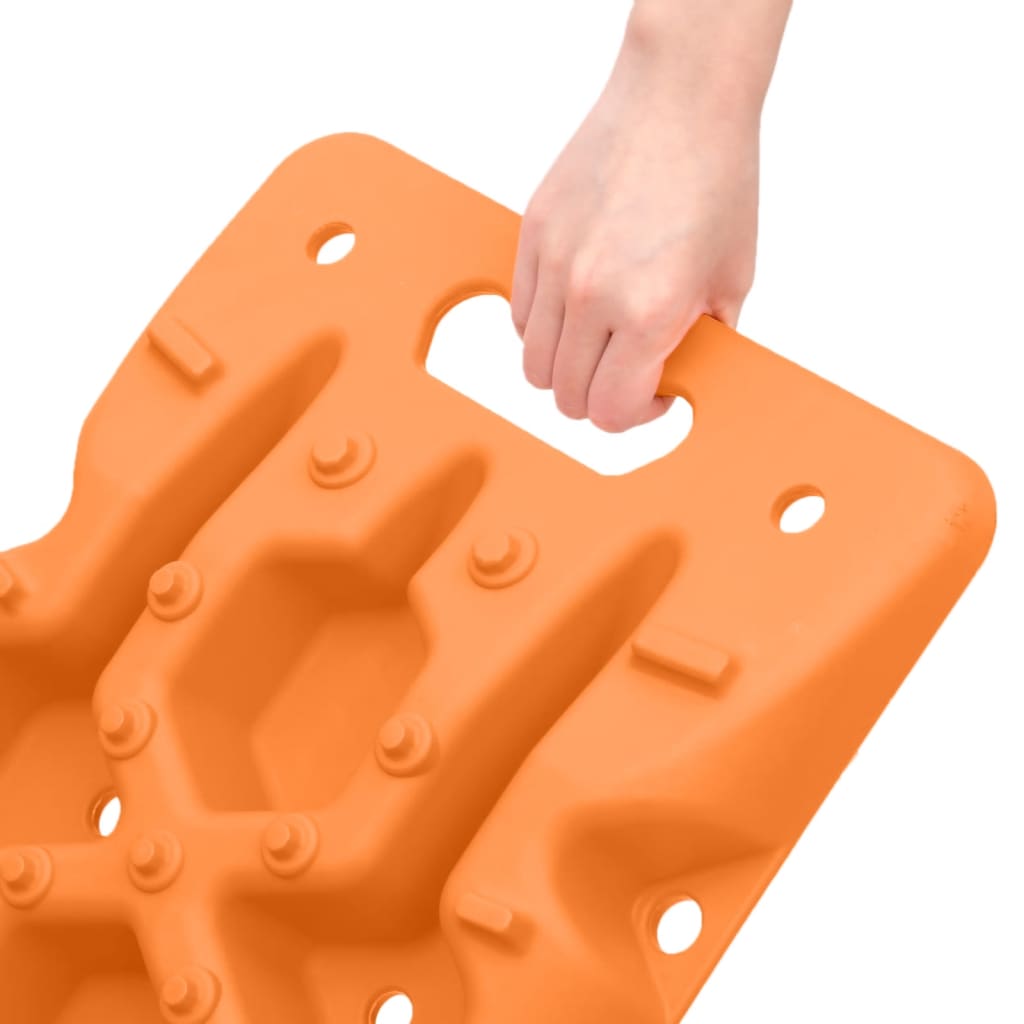 Trekkbrett 2 stk oransje 107x31x7 cm nylon