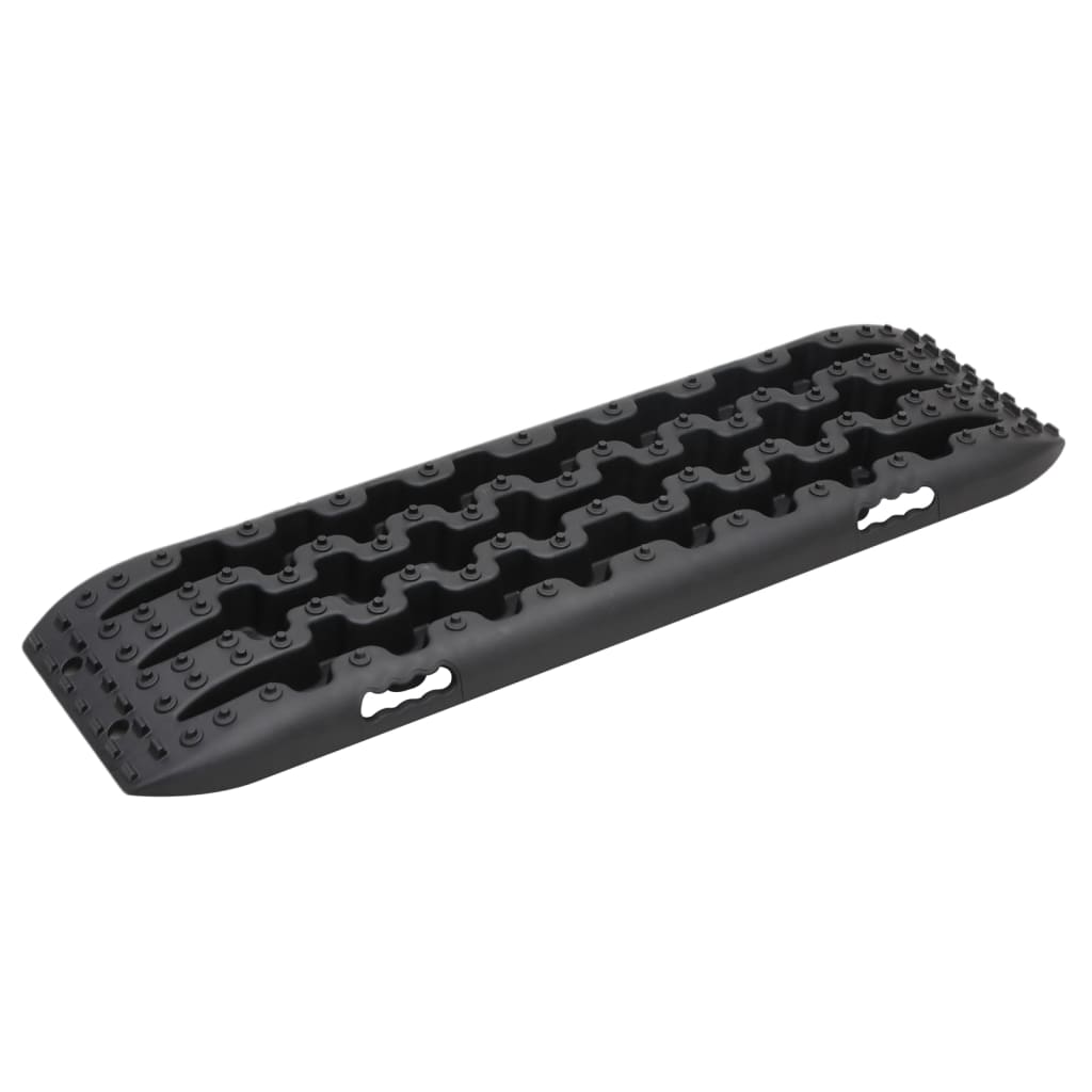 Trekkbrett 2 stk svart 106x30,5x7 cm nylon