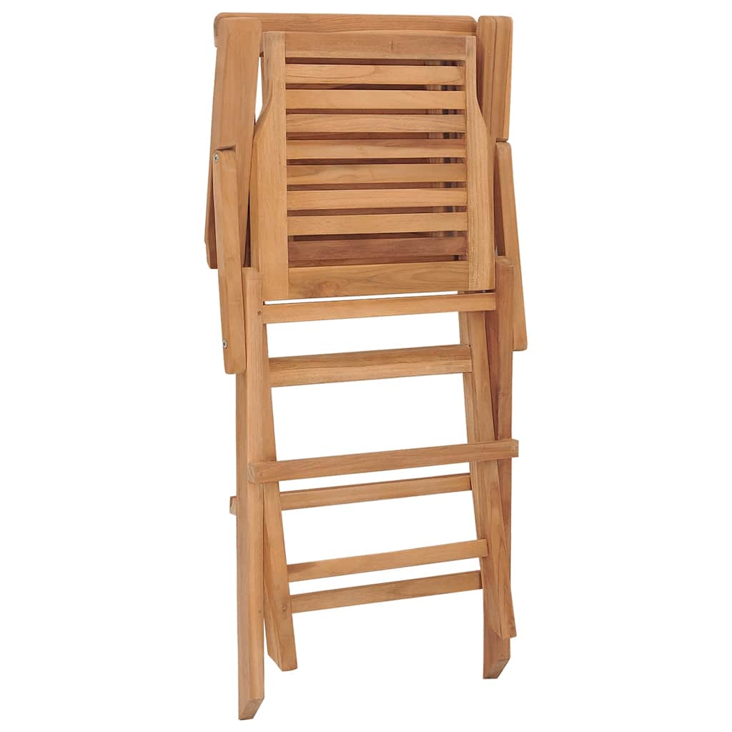 Klappstoler 2 stk 56x63x90 cm heltre teak