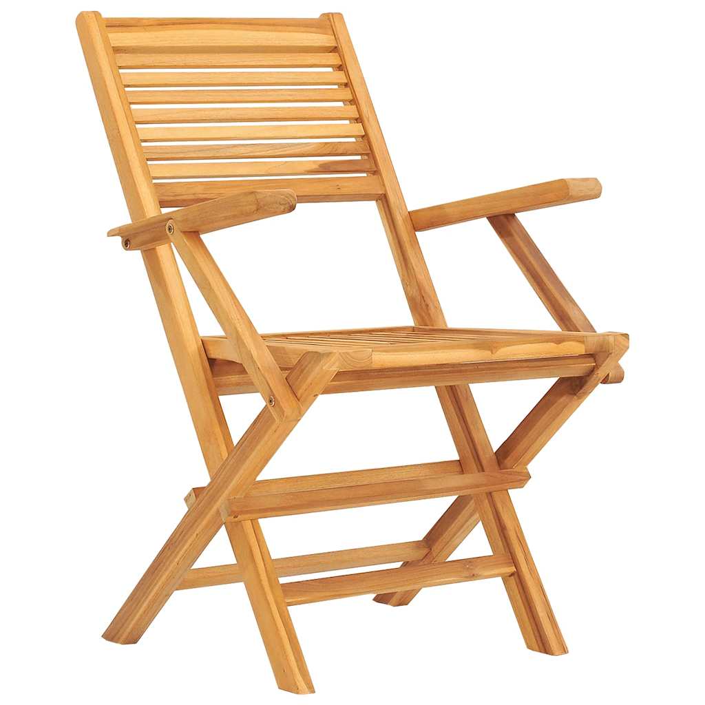 Klappstoler 2 stk 55x62x90 cm heltre teak