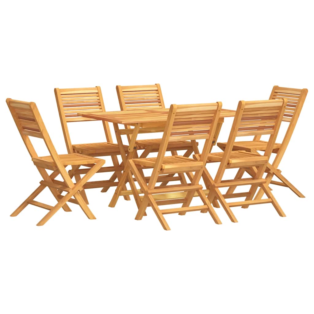 Utendørs spisestue 7 deler heltre teak