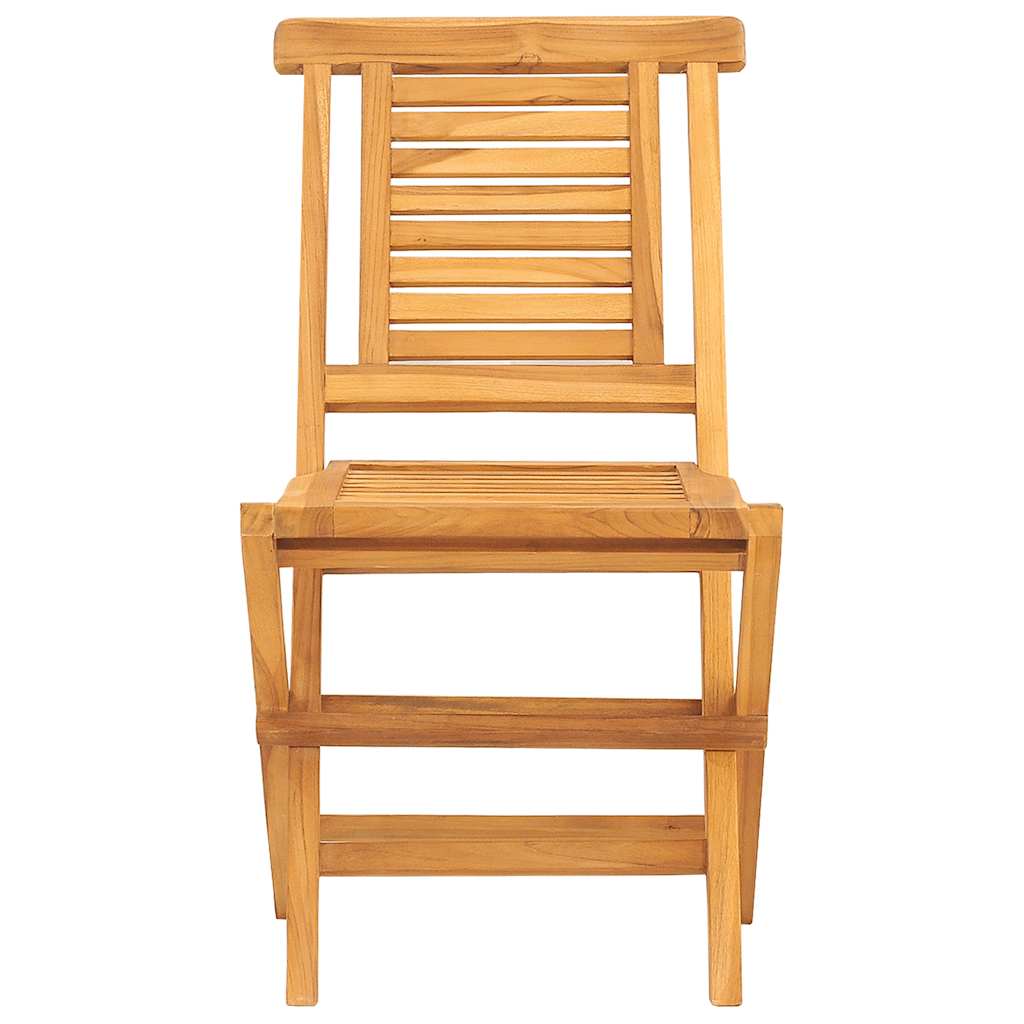 Klappstoler 4 stk 47x63x90 cm heltre teak