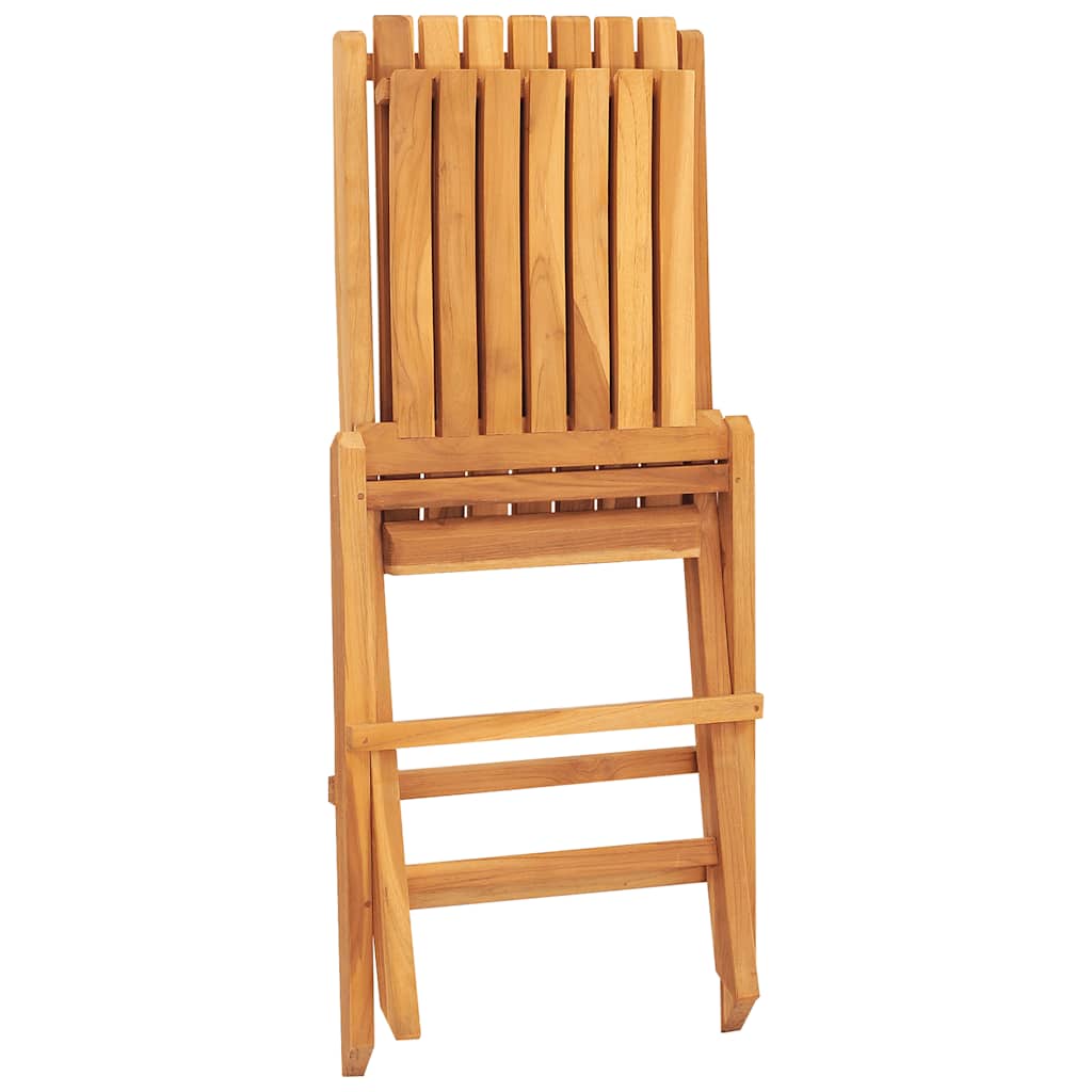 Klappstoler 4 stk 47x47x89 cm heltre teak