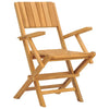 Klappstoler 4 stk 55x61x90 cm heltre teak