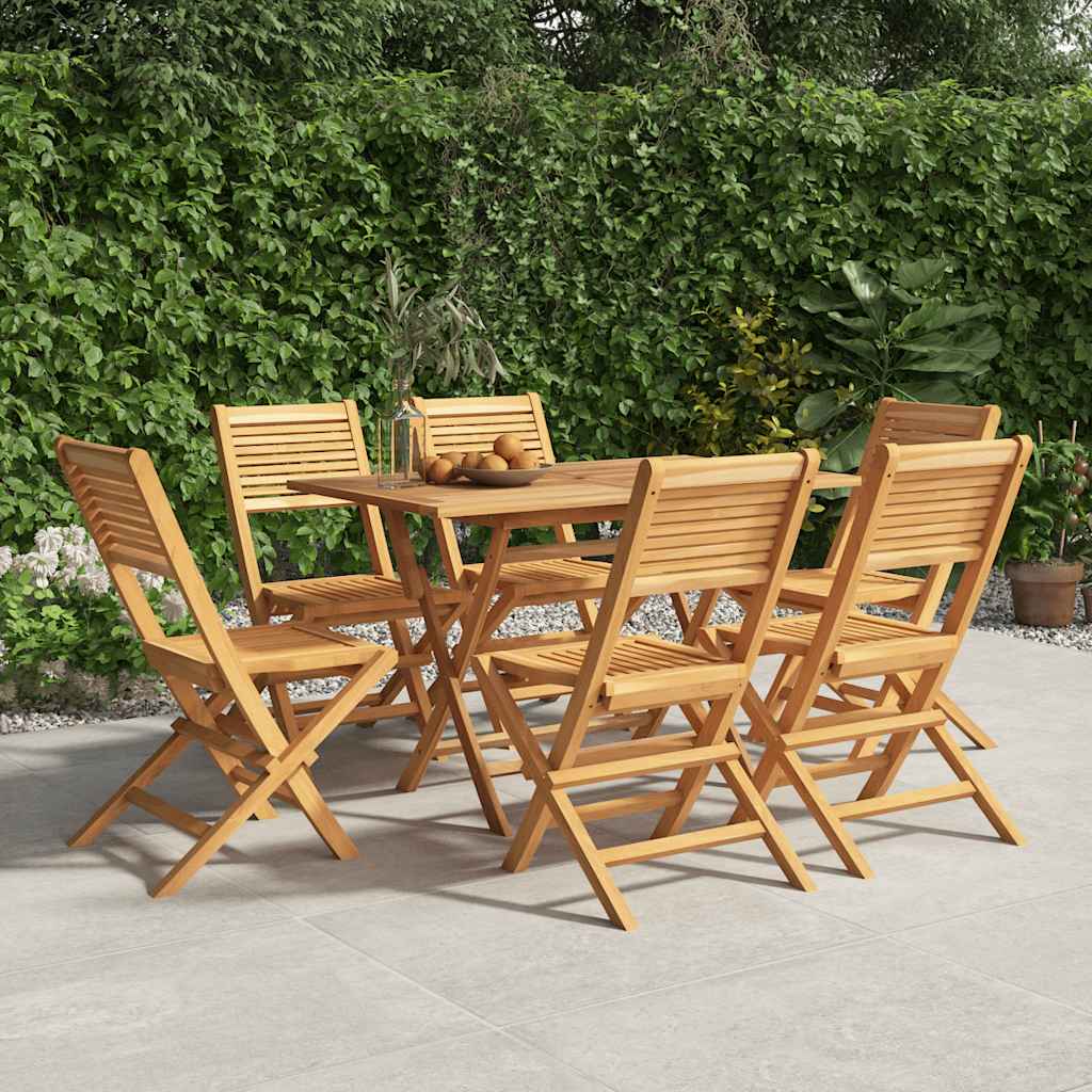 Klappstoler 6 stk 47x62x90 cm heltre teak